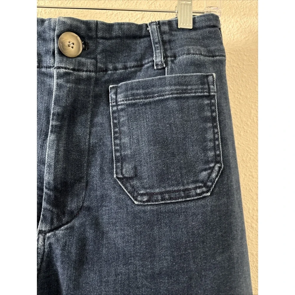 Maeve Colette Crop High-Rise Wide-Leg Jeans Size 30 Anthropologie - Picture 3 of 15